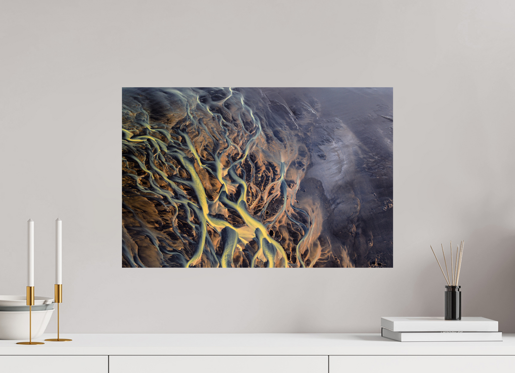 60 x 40 cm, Hahnemühle FineArt Baryta paper Abstract earth